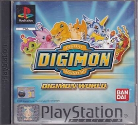 PS1 - Digimon World - Platinum (B Grade) (Genbrug)